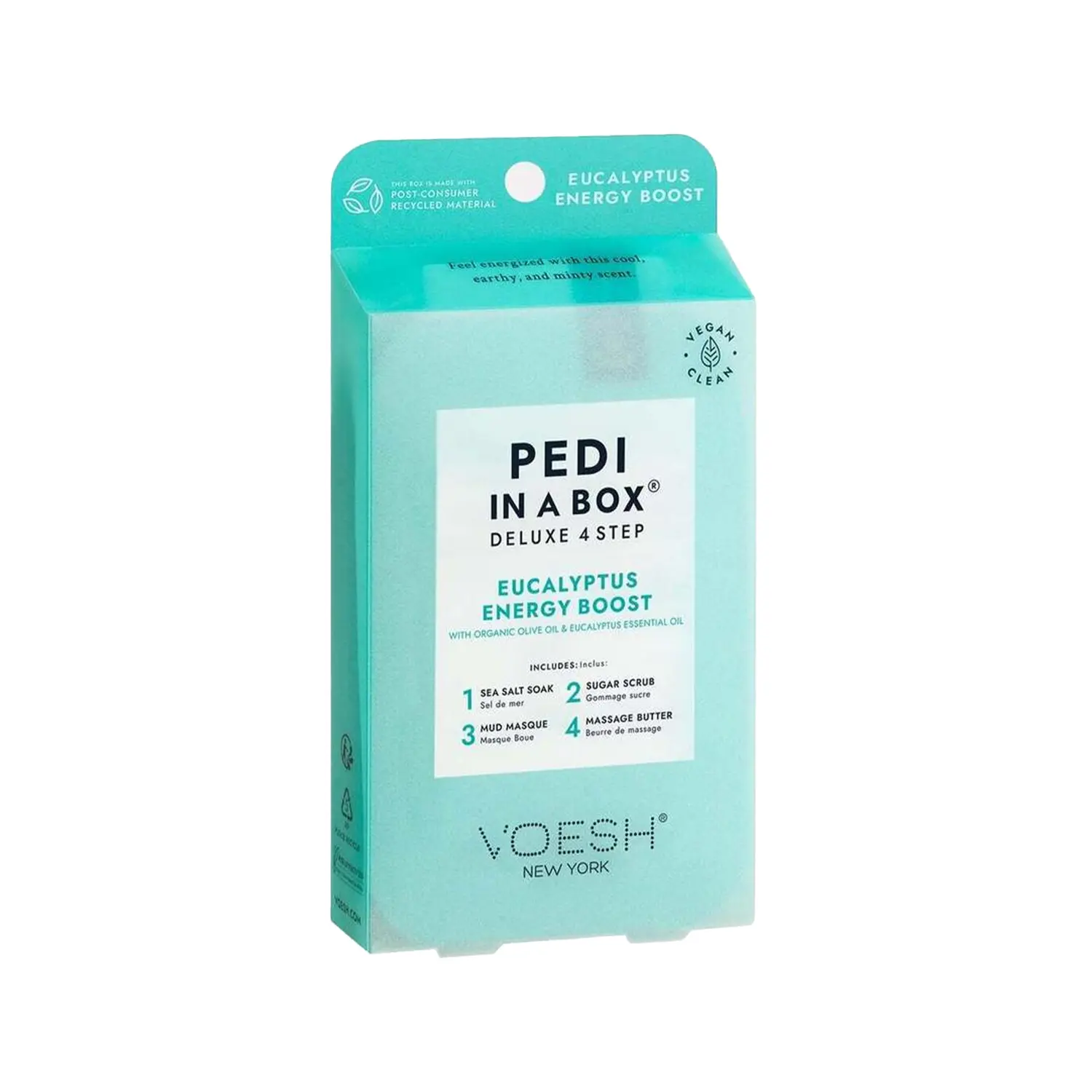 Pedi In A Box Deluxe  Pedikür 4 Adımlı Set - Okaliptus